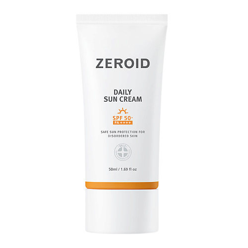 Крем для лица ZEROID Солнцезащитный крем для кожи SPF 50+ Daily Sun Cream легкий солнцезащитный крем spf30 zeroid sun care 50 мл