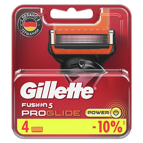 GILLETTE Сменные кассеты для бритья Fusion ProGlide Power deonica сменные кассеты для бритья 6 лезвий for men 2