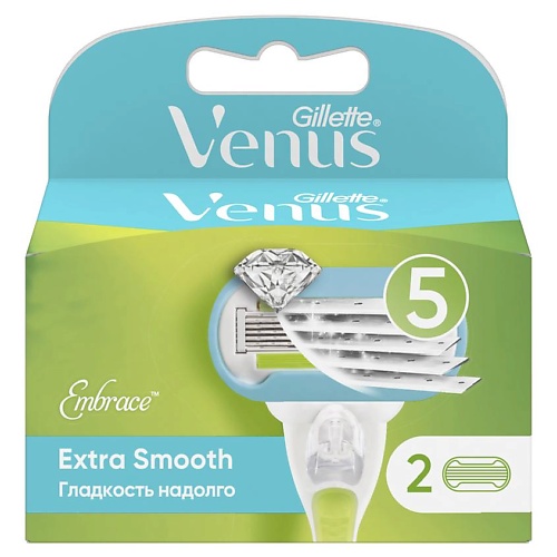 GILLETTE Сменные кассеты для бритья VENUS Embrace gillette cменные кассеты для бритья venus comfortglide