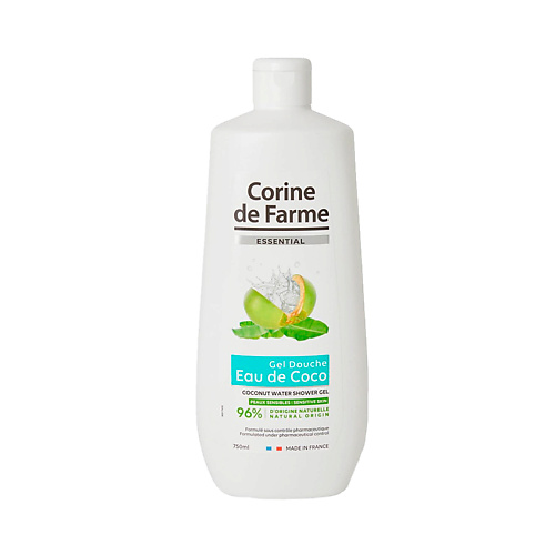 Гель для душа CORINE DE FARME Гель для душа Кокосовая вода Coconut Water Shower Gel гель для душа сладкий миндаль corine de farme huile d’amande douce 750 мл