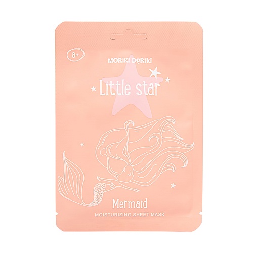 MORIKI DORIKI Тканевая маска Little Star MERMAID Moisturizing Sheet Mask moriki doriki адвент календарь little mermaid