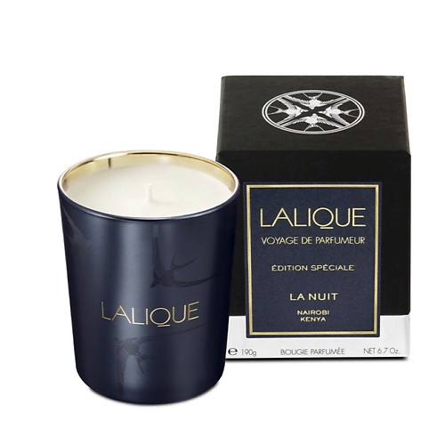 LALIQUE Свеча ароматическая LA NUIT lalique свеча ароматическая figuier