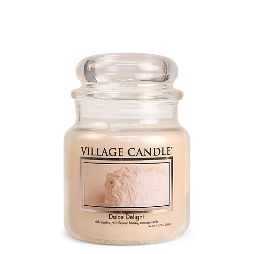 фото Village candle ароматическая свеча "dolce delight", средняя