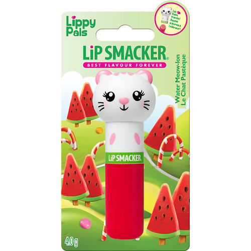 LIP SMACKER Блеск для губ Киттен с ароматом Арбуз паста зубная lion для детей с 6 месяцев с ароматом клубники 65 г