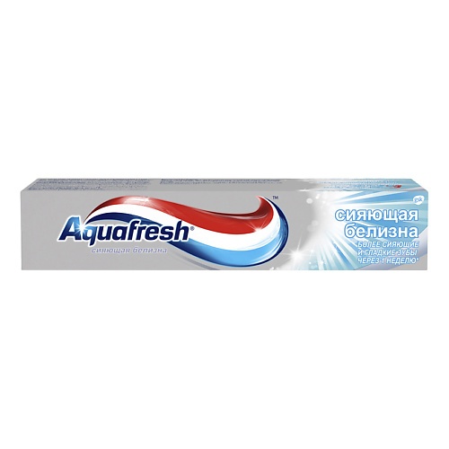 AQUAFRESH Зубная паста Сияющая белизна стикер чистоты туалетный утенок гигиена и белизна 5в1 океанский оазис 3 шт