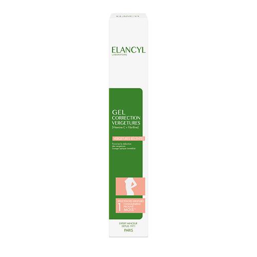 ELANCYL Корректирующий гель от растяжек с витамином С и фибриллином крем для тела против растяжек elancyl stretch marks prevention cream