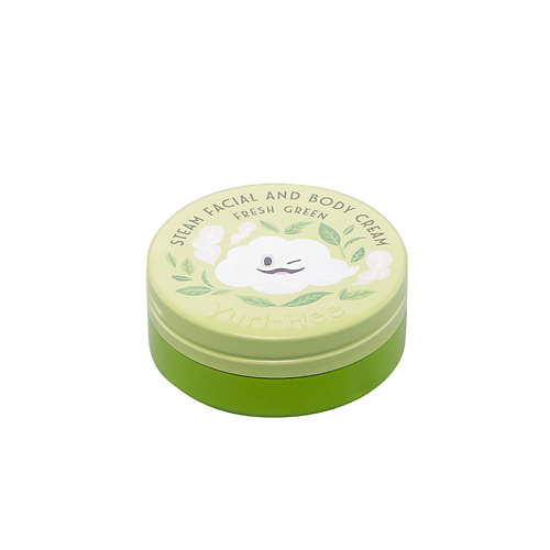 YURL-HEE Увлажняющий стим крем для лица и тела c ароматом зеленого чая косметическое туалетное мыло sandokkaebi для лица с ароматом абрикоса 80г х 3шт