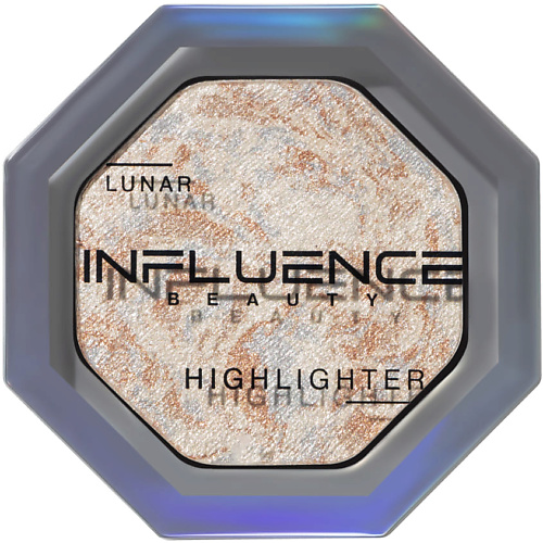 INFLUENCE BEAUTY Хайлайтер с сияющими частицами Lunar influence beauty хайлайтер lunar с сияющими частицами серебряный 4 8 г