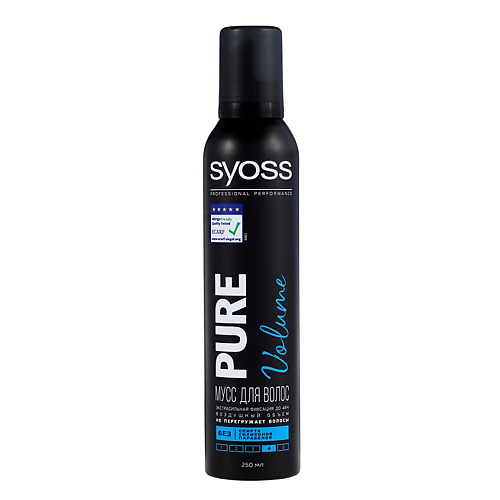 SYOSS Мусс для укладки волос экстрасильная фиксация VOLUME syoss тонирующий мусс активатор а