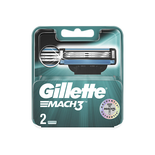 GILLETTE Сменные кассеты для бритья MACH3 gillette сменные кассеты для бритья mach3