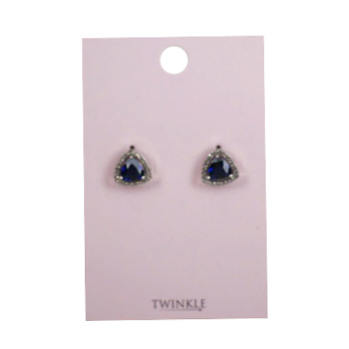 Серьги TWINKLE Серьги Dark Blue Triangle