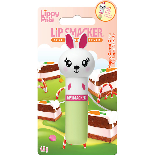 LIP SMACKER Блеск для губ Банни с ароматом Морковный пирог пирог или котик в наследство
