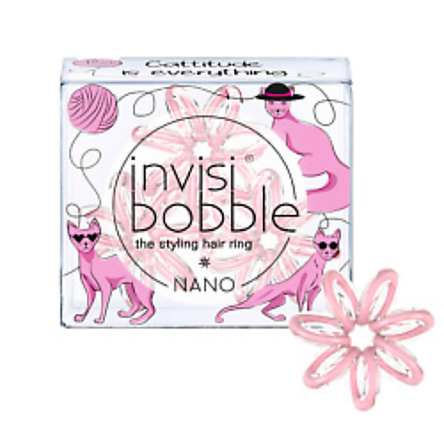 INVISIBOBBLE Резинка-браслет NANO Cattitude Is Everything ежедневник aesthetic b6 everything about me