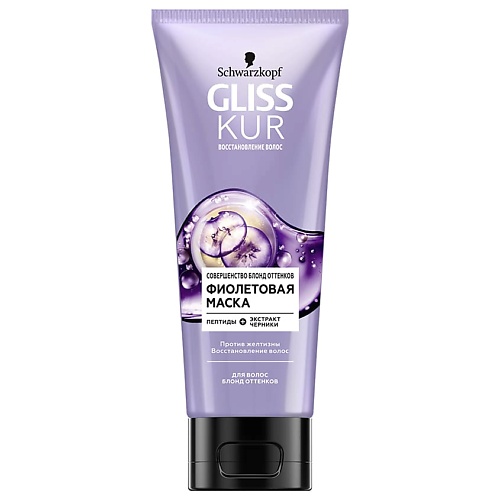 GLISS KUR Маска для волос Совершенство блонд оттенков gliss kur бальзам для волос oil nutritive