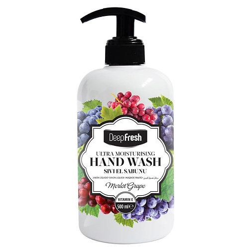 DEEP FRESH Мыло жидкое для мытья рук Merlot Grape viayzen мыло жидкое парфюмированное l imperatrice 200