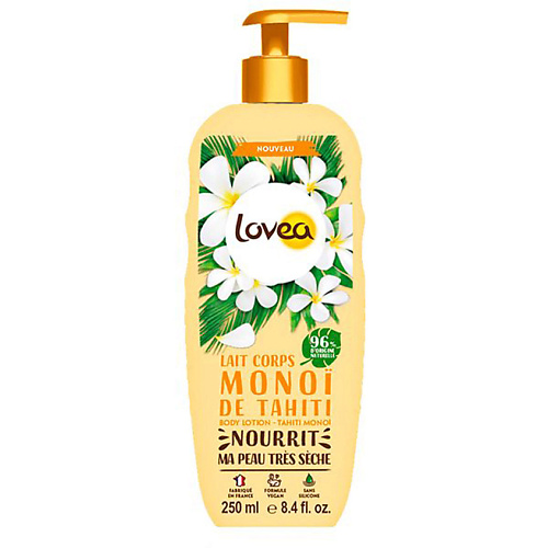 LOVEA Молочко для тела питательное с Моной де Таити для  очень сухой кожи hask масло для волос моной питательное с экстрактом кокоса coconut oil hair oil