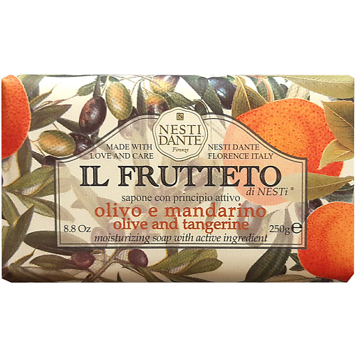 NESTI DANTE Мыло IL FRUTTETO Pure olive & Tangerine nesti dante жидкое мыло dolce vivere roma