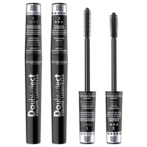 фото Deborah milano тушь для ресниц двойной эффект mascara double effect