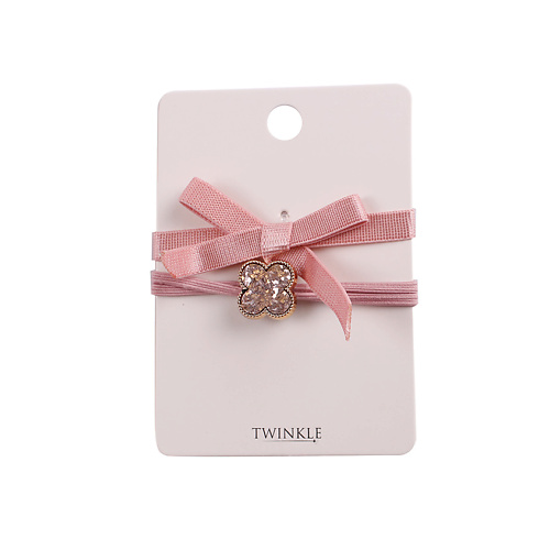 TWINKLE Резинки для волос 2 шт. Powder Pink twinkle брелок teddy pink