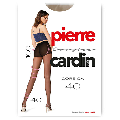 PIERRE CARDIN Колготки Corsica 40 ден VISONE pierre cardin трусы женские casual sport string серый меланж