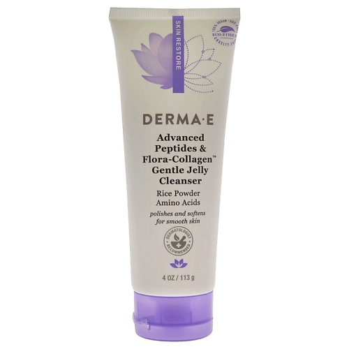 DERMA-E Средство для умывания лица очищающее Advanced Peptides And Flora-Collagen Gentle Jelly Cleanser numee желе для лица очищающее good vibes only creamy jelly cleanser