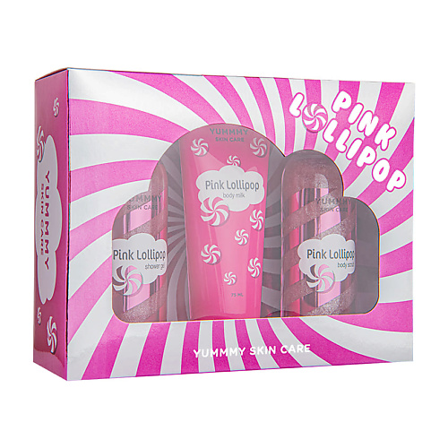 Набор средств для ванной и душа YUMMMY Набор Pink Lollipop набор средств для ванной и душа yummmy набор для ухода за телом pleasure diet