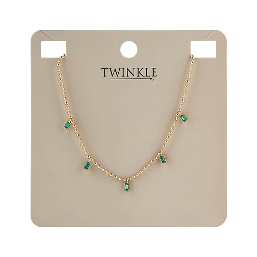 Ожерелье TWINKLE Ожерелье GOLD AND GREEN