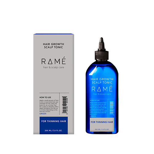 RAMÉ Тоник стимулирующий рост волос RAMÉ HAIR GROWTH SCALP TONIC усилитель роста волос intensive therapy hair booster 2410 2571 100 мл