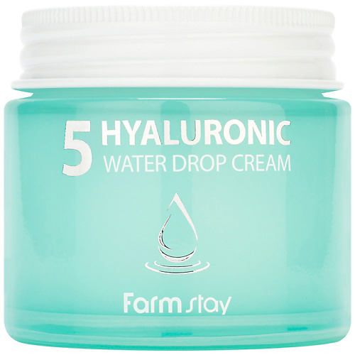 цена Крем для лица FARMSTAY Крем для лица суперувлажняющий с гиалуроновым комплексом Hyaluronic 5 Water Drop Cream