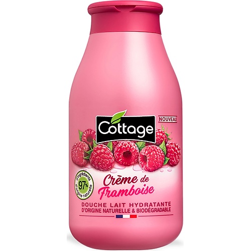 Гель для душа COTTAGE Молочко для душа увлажняющее Moisturizing Shower Milk – Raspberry Cream cottage moisturizing shower gel