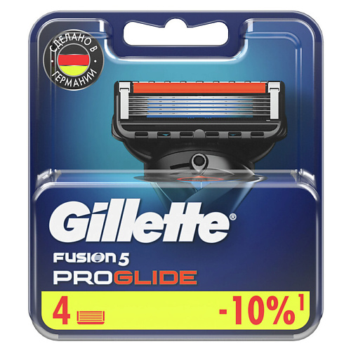 GILLETTE Сменные кассеты для бритья FUSION ProGlide gillette подарочный набор gillette mach3