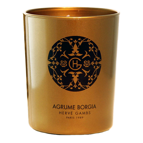 HERVE GAMBS Agrume Borgia Fragranced Candle herve gambs ambre byzance fragranced candle