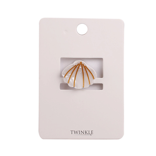 TWINKLE Заколка для волос Sea Shell Beige распылитель для аквариума kw zone disk shell s 6 см в виде декорации камень пластик