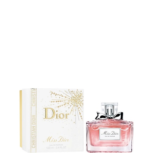 DIOR Miss Dior в подарочной упаковке 100 dior спрей для дамской сумочки с ароматом miss dior blooming bouquet 60