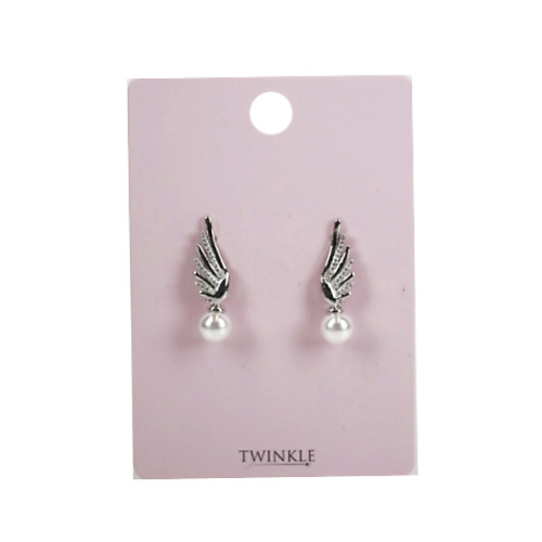 TWINKLE Серьги Pearl+Wings