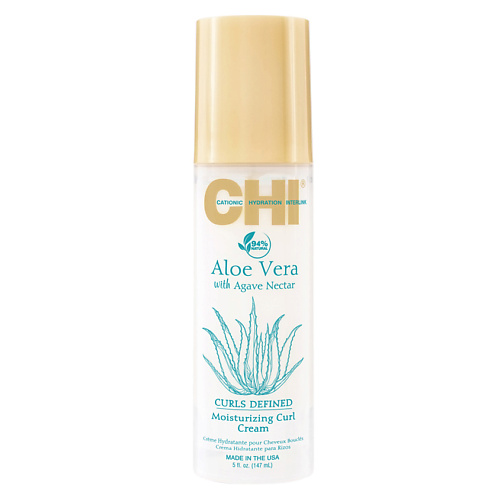 CHI Увлажняющий крем для вьющихся волос Aloe Vera with Agave Nectar очищающий нектар для волос и тела authentic cleansing nectar