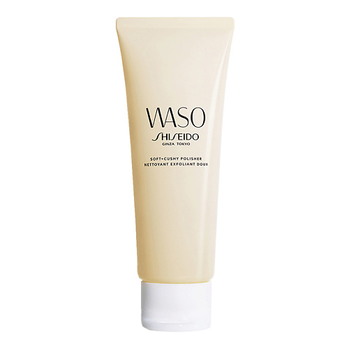 SHISEIDO Мягкий эксфолиант для улучшения текстуры кожи WASO крем для улучшения тонуса кожи и мышц somito fnvgsom150 150 мл