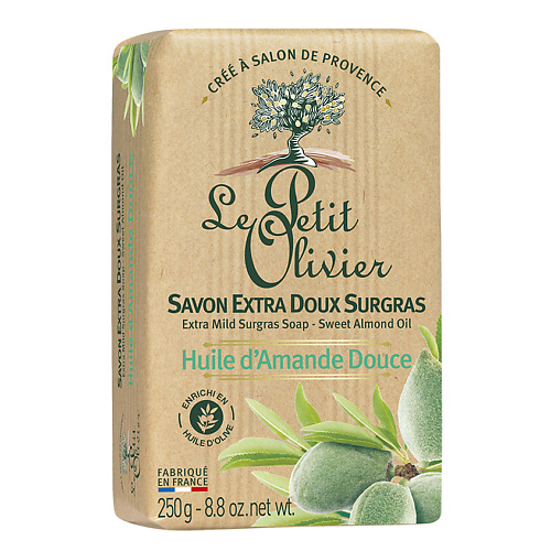 LE PETIT OLIVIER Мыло нежное питательное с маслом сладкого миндаля le petit olivier мыло жидкое марсельское глицерин