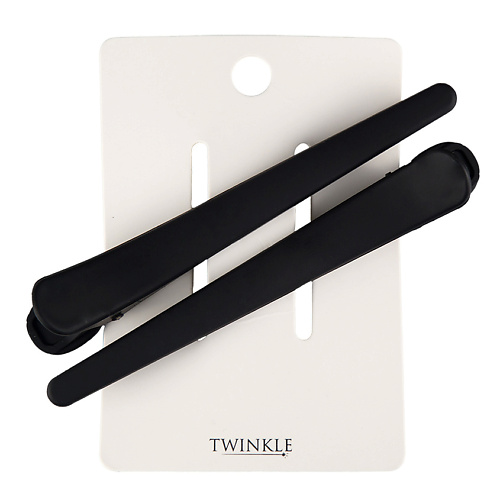 TWINKLE Набор парикмахерских заколок Black набор из двух парикмахерских ножниц чёрного а в чехле dewal