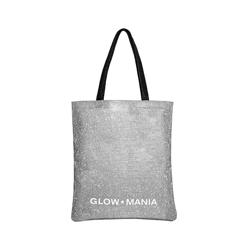 ЛЭТУАЛЬ Блестящая сумка-шоппер коллекции GLOW MANIA сумка шоппер коллаж с цитатами о примаченко серая текстиль 40х32