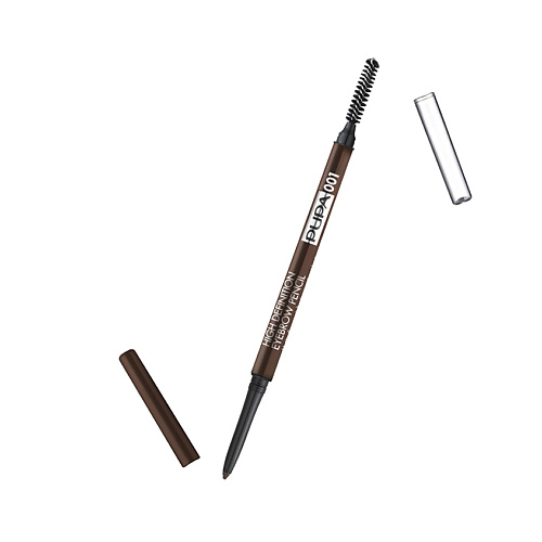 PUPA Карандаш для бровей HIGH DEFINITION EYEBROW PENCIL карандаш для бровей eye brow pencil 6 087 02 2 темно коричневый 1 г