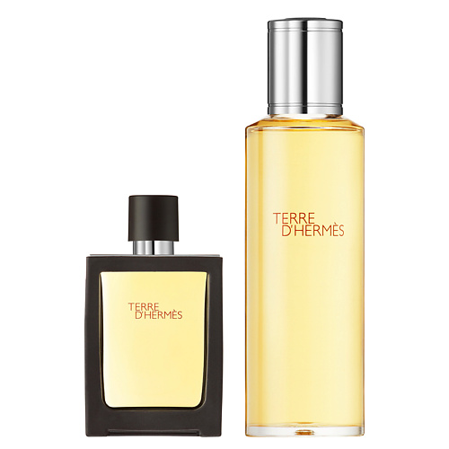 HERMÈS Terre d'Hermès Perfume Travel Spray 30 ml and Refill 125 ml hermès terre d hermès parfume refill 125