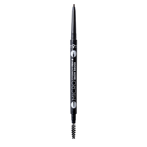 BRONX COLORS Ультратонкий карандаш для бровей с щеточкой bronx colors блеск для губ матовый с кремовой текстурой и эффектом металлик kryptonite
