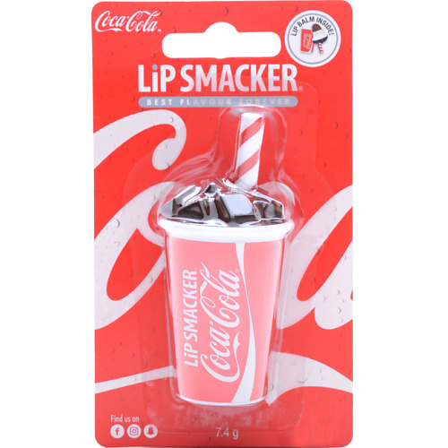 LIP SMACKER Бальзам для губ с ароматом Кока-кола crazyme бальзам для губ vanilla bean с ароматом ванили 5