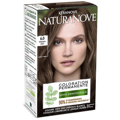 KERANOVE Крем-краска для волос Naturanove keranove твердый очищающий шампунь для жирных волос nat