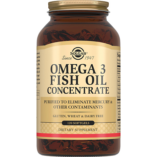 SOLGAR Концентрат рыбьего жира Омега-3 vplab незаменимая жирная кислота омега 3 strong omega