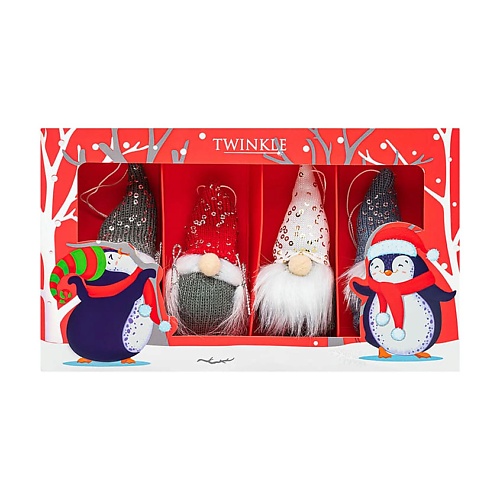 TWINKLE Подарочный набор CHRISTMAS TREE 1 скатерть mercury textile christmas 140х180 см