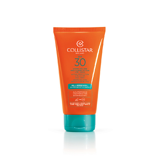 COLLISTAR Активный защитный крем для загара SPF30 для гиперчувствительной кожи крем oily skin восстанавливающий активный для жирной кожи active cream 150 мл