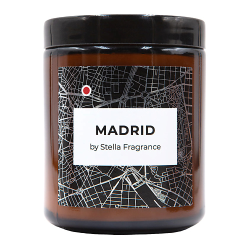 цена Свеча ароматическая STELLA FRAGRANCE Свеча ароматическая MADRID