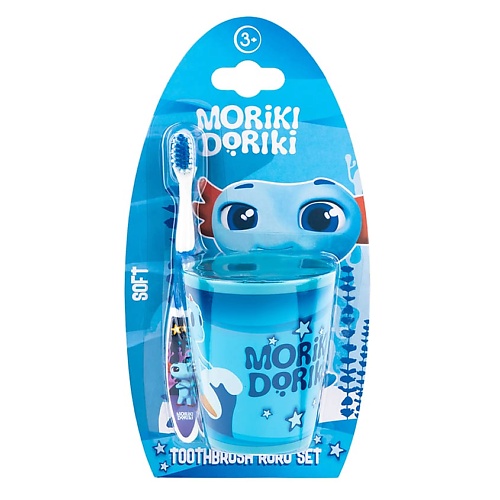 MORIKI DORIKI Набор для чистки зубов Ruru moriki doriki детская пенка для чистки зубов orange